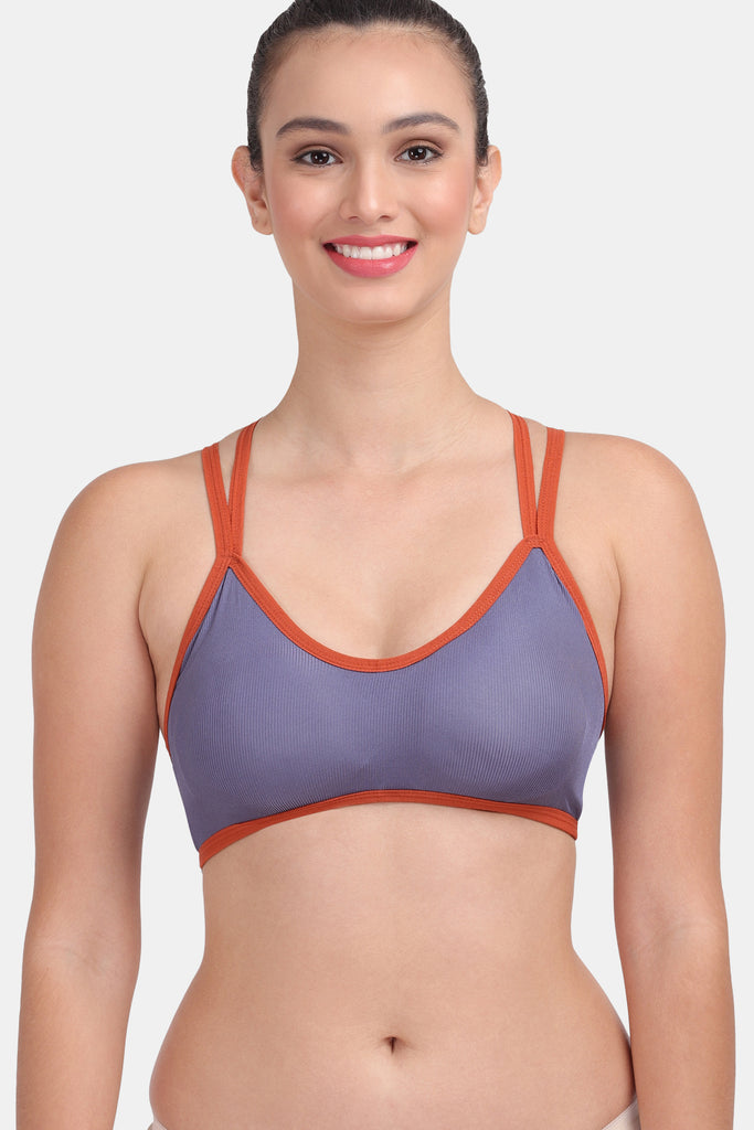 Amour Secrt women's seamless light padded exrta soft nylon spandex lined fabric full with designer elastic balk coverage everyday  teenger / T-shirt bra S3003