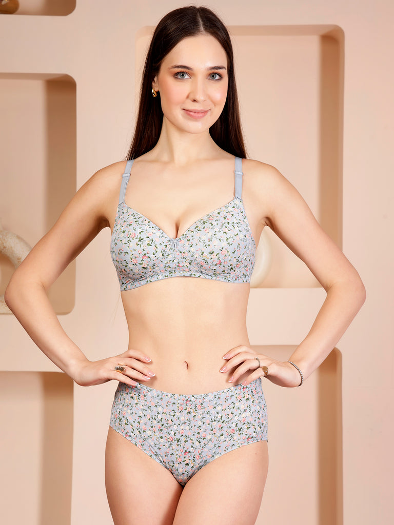 PrintedBliss Bra & Panty Set-G