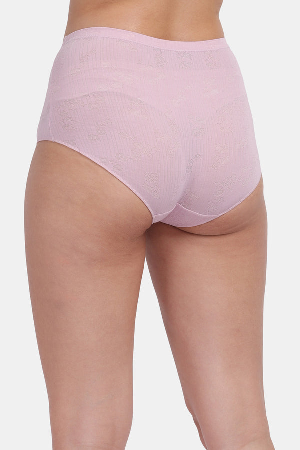 Amour Secrt women's extra soft cottton spnadex jacquardfabric mid rise hipster panty P2909