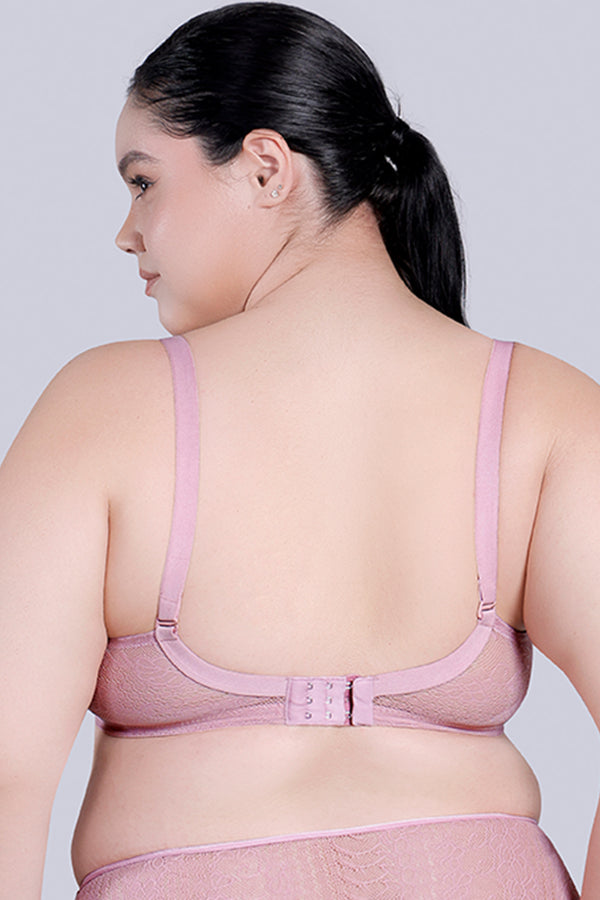 Amour Secrt Women's Lightly Padded seamless full coverage textronic nylon spandex designer fabric everyday bra