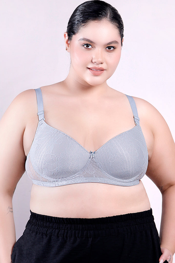 Amour Secrt Women's Lightly Padded seamless full coverage textronic nylon spandex designer fabric everyday bra ASB139