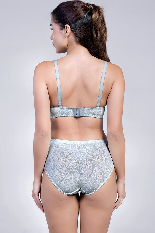 PrintedBliss Bra & Panty Set-C