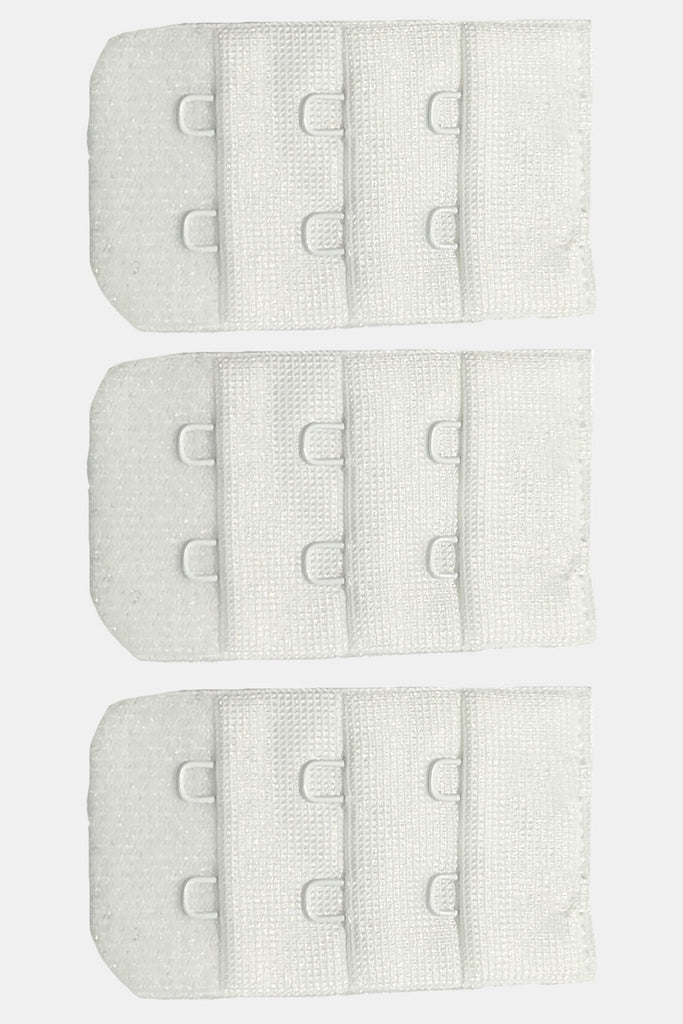 Women’s Polyester 2 Hook 3 Eye Bra Extender BEX_54MM (Pack of 3 & 6)