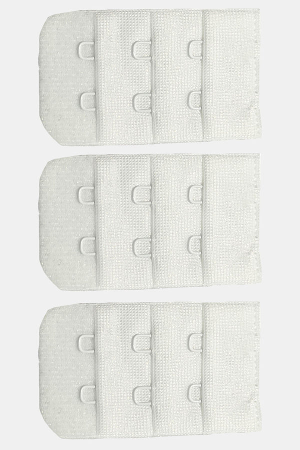Women’s Polyester 2 Hook 3 Eye Bra Extender BEX_54MM (Pack of 3 & 6)