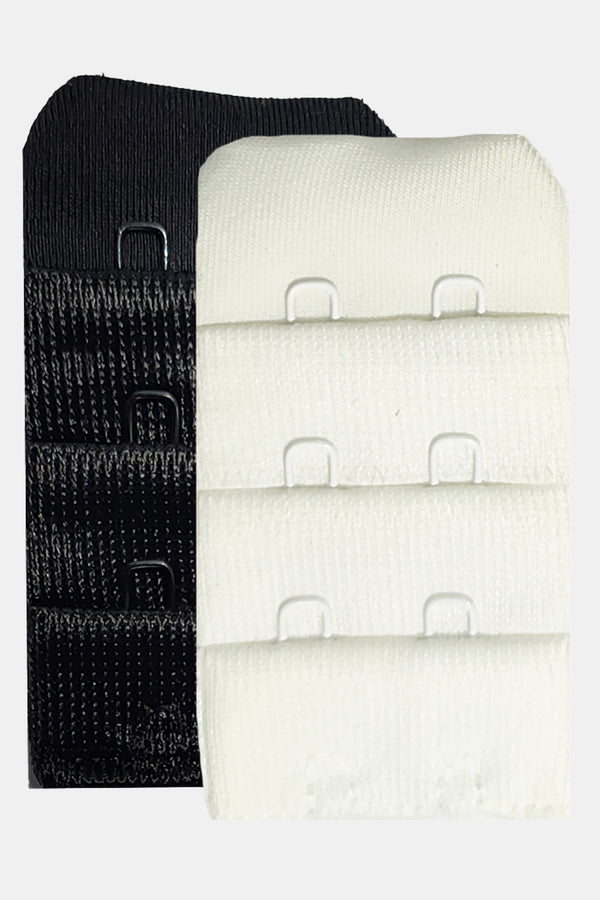 Women’s Silk Cotton 2 Hook 3 Eye Bra Extender BEX_60MM (Pack of 2 & 4)