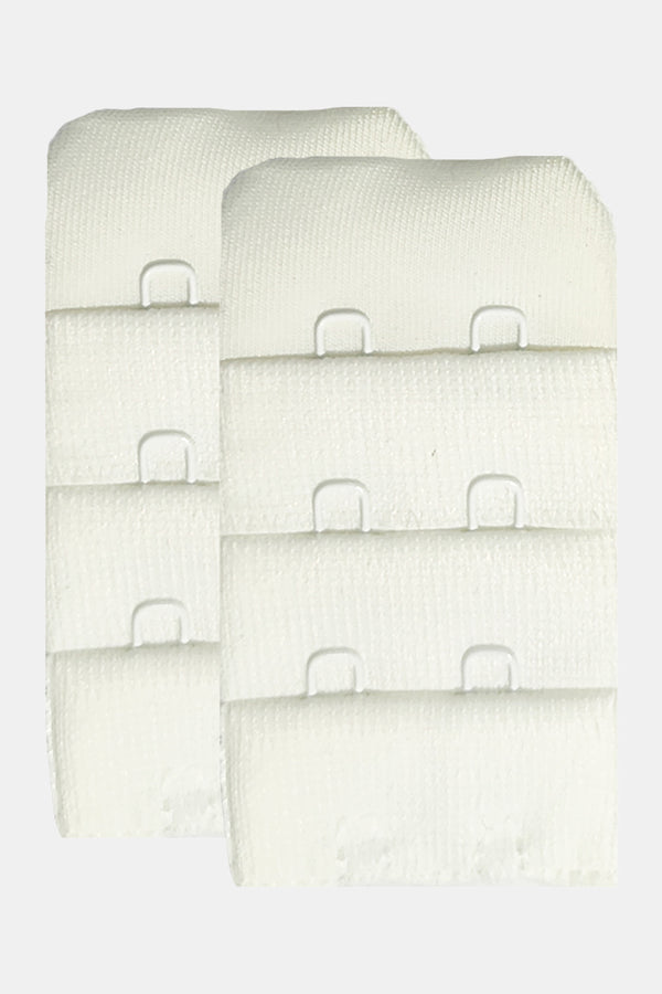 Women’s Silk Cotton 2 Hook 3 Eye Bra Extender BEX_60MM (Pack of 2 & 4)