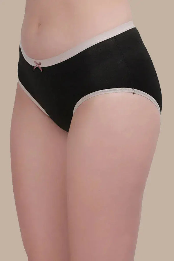 Amour Secrt Women's Extra Soft Nylon Melange Spandex Fabric Mid Rise Hipster Panty P1621