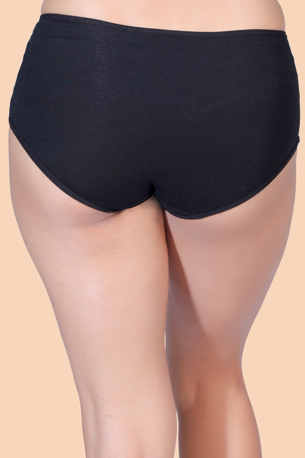 Women's Mid Waist Lace Hipster Panty P2049