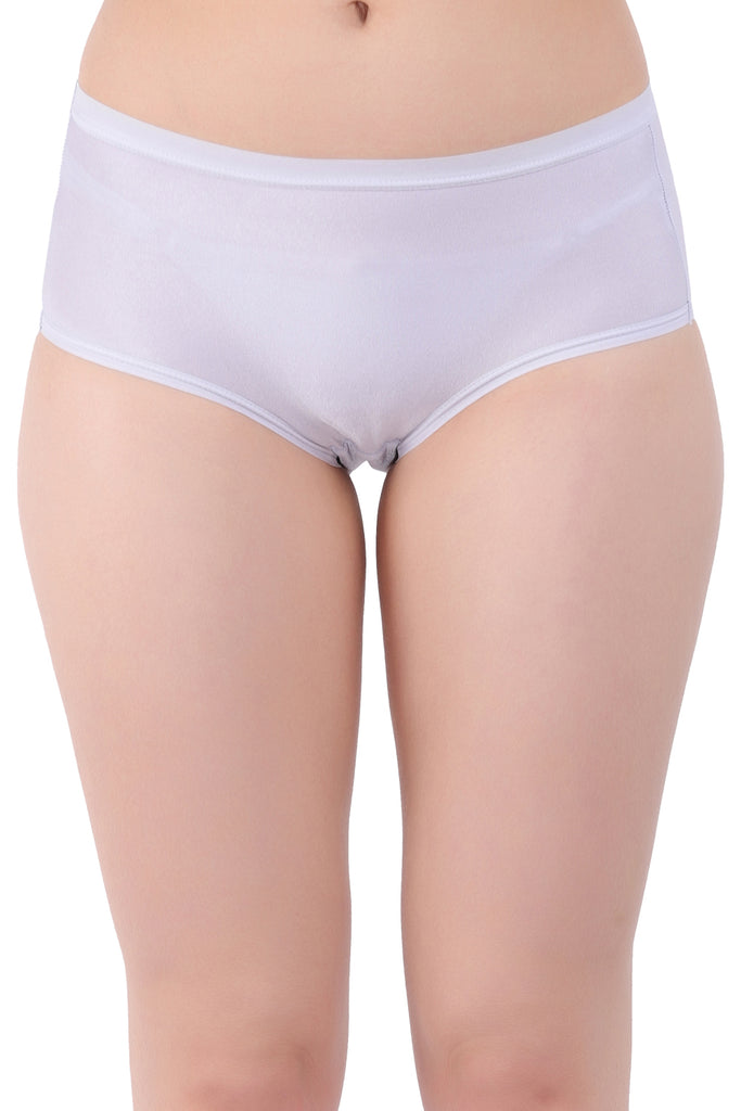 Amour secrt women's extra smooth shining nylon spnadex  fabric mid rise hipster panty P PHO2