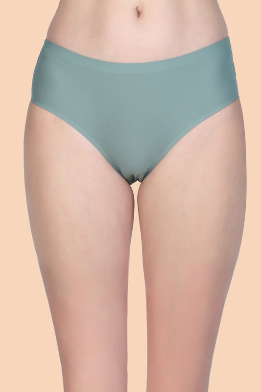 Women's Mid Rise Seamless Bonded Hipster Panty P5004