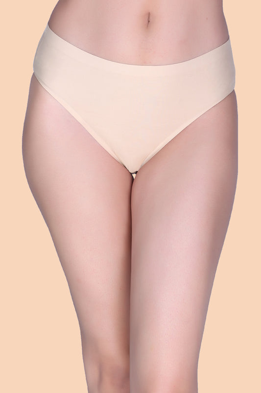 Women's Mid Rise Seamless Bonded Hipster Panty P5004
