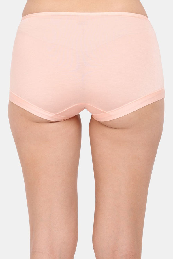 Amour Secrt Women's Rayon Cotton Lycra Fabric Designer Lace And Mesh Fabric High Waist Hipster Panty P379