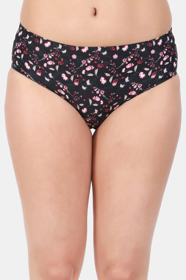 Amour Secrt Women's Printed Mid Rise Hipster Panty P5002A