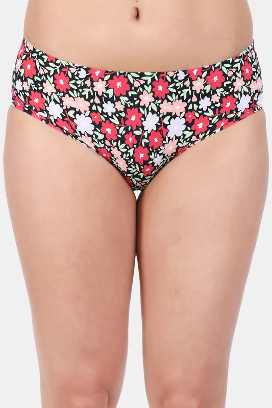 Amour Secret Women's Printed Mid Rise Hipster Panty P5002A
