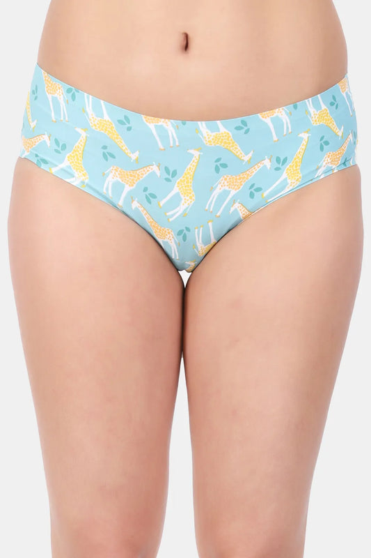 Amour Secrt Women's Printed Mid Rise Hipster Panty P5002B