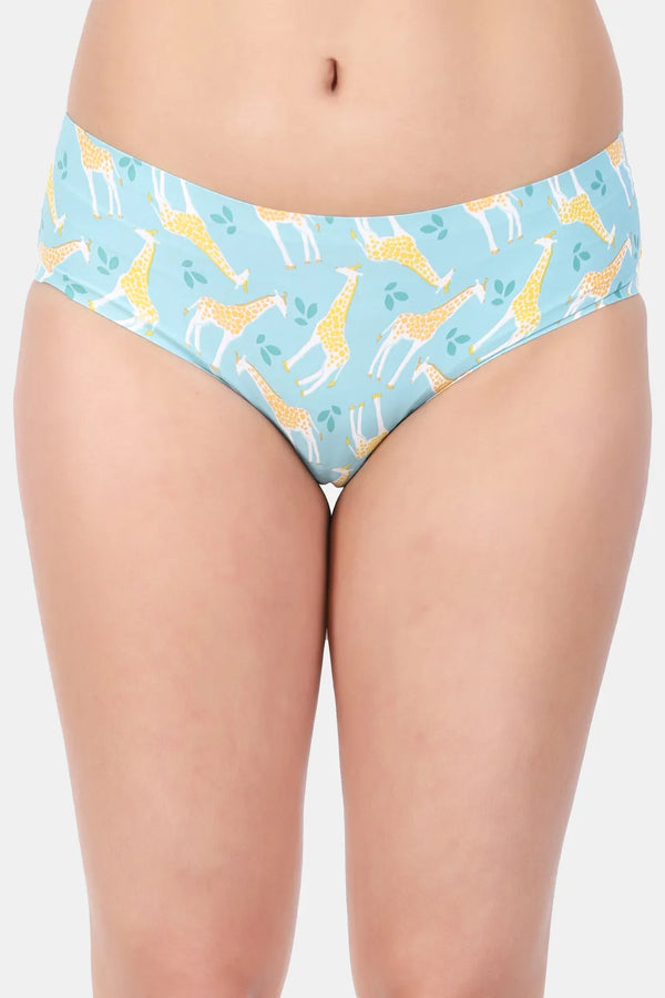 Amour Secrt Women's Printed Mid Rise Hipster Panty P5002B