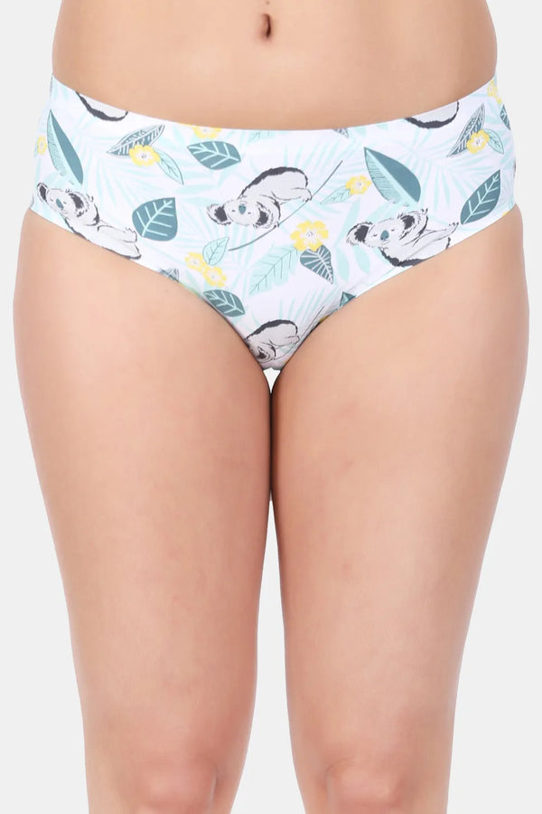 Amour Secrt Women's Printed Mid Rise Hipster Panty P5002B