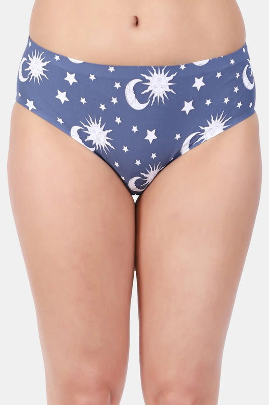 Amour Secrt Women's Printed Mid Rise Hipster Panty P5002C