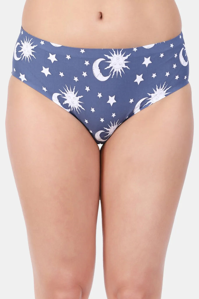 Amour Secrt Women's Printed Mid Rise Hipster Panty P5002C