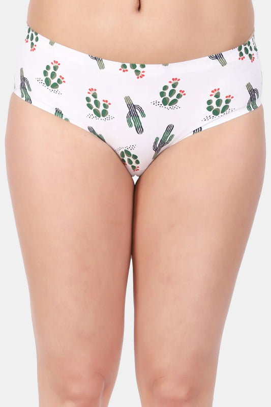 Amour Secrt Women's Printed Mid Rise Hipster Panty P5002C