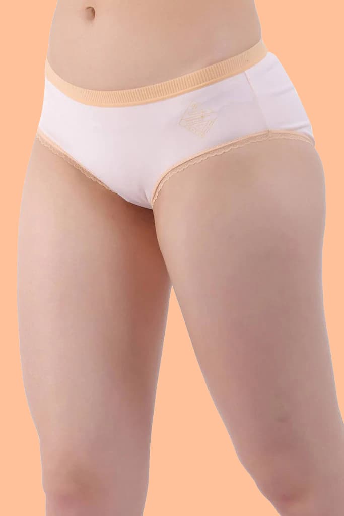 Amour Secrt Women's Stretch Cotton Mid Rise Hipster Panty P86035