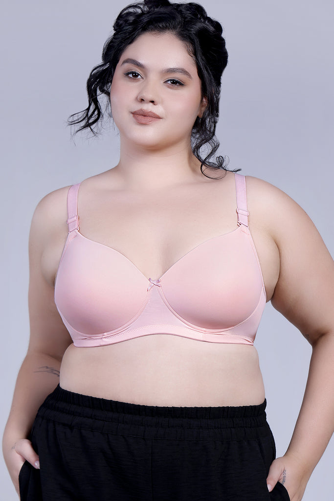 Valora Wireless Lightly Padded Seamless T-Shirt Bra