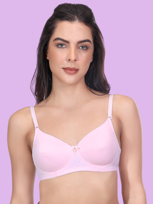 Women's Lightly Padded Solid T-shirt Bra PD731N
