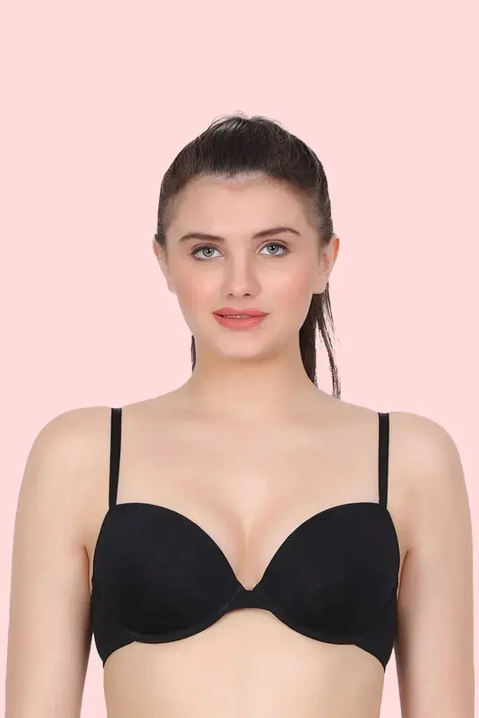 Amour Secrt Women's Underwired Full Coverage Solid Light Padded Everyday Bra PD9467
