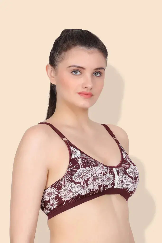 A nicely padded demi cup polyamide multi-specialty bra with extra support that makes you feel exotic PDRKN019