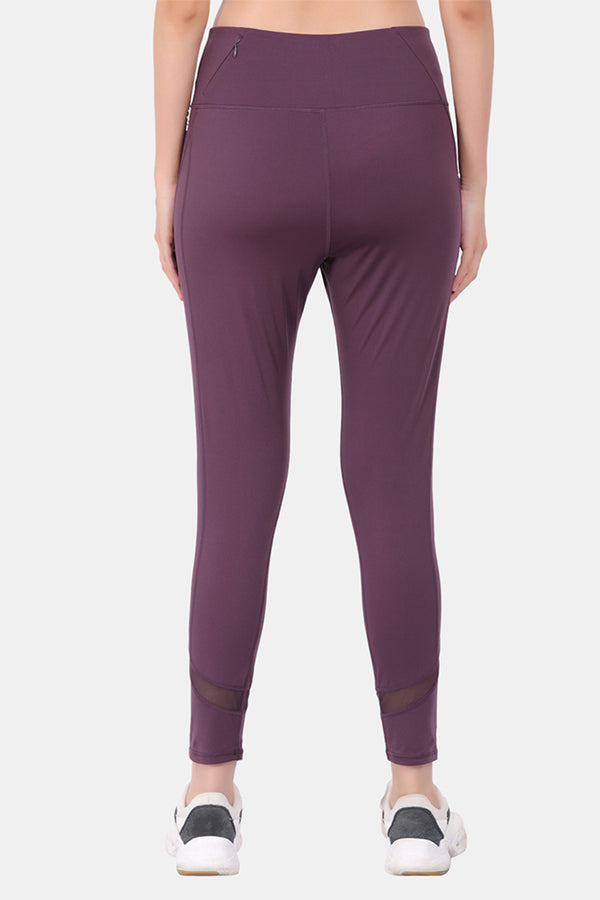 Amour Secrt Women's Nylon Spandex Fully Stretchable Leggings With Wicking Technology AC3142