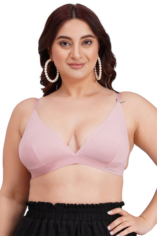 Women Non Padded Seamed Triangle/Bralette Bra B037