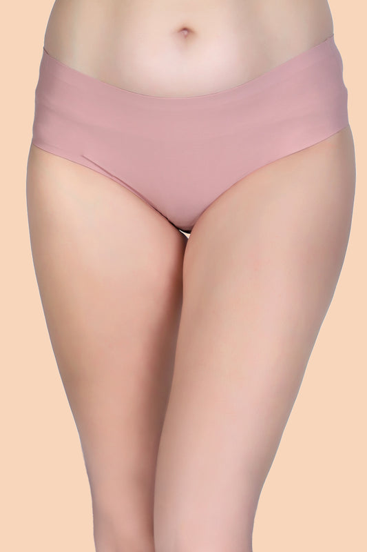 Women's Mid Rise Seamless Bonded Hipster Panty P5004