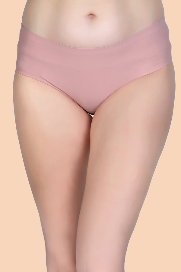 Women's Mid Rise Seamless Bonded Hipster Panty P5004