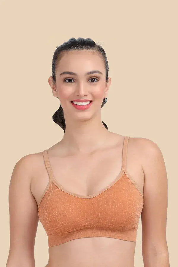 Amour Secrt Women's Seamless Lightly Padded With Adjustable Straps Sey Design High Impact Sports Bra S1015