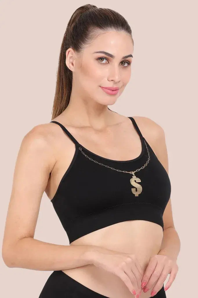 Amour Secrt Women's Seamless Lightly Padded extra soft nylon lycra fabric with broad waist band full coverage everyday / teenager Bra S1315
