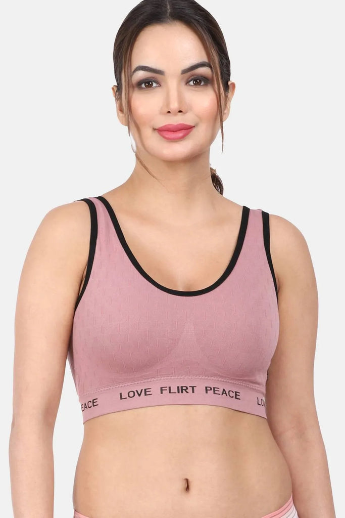 Amour Secrt Women's Lightly Padded Medium Impact Sports Bra S5828