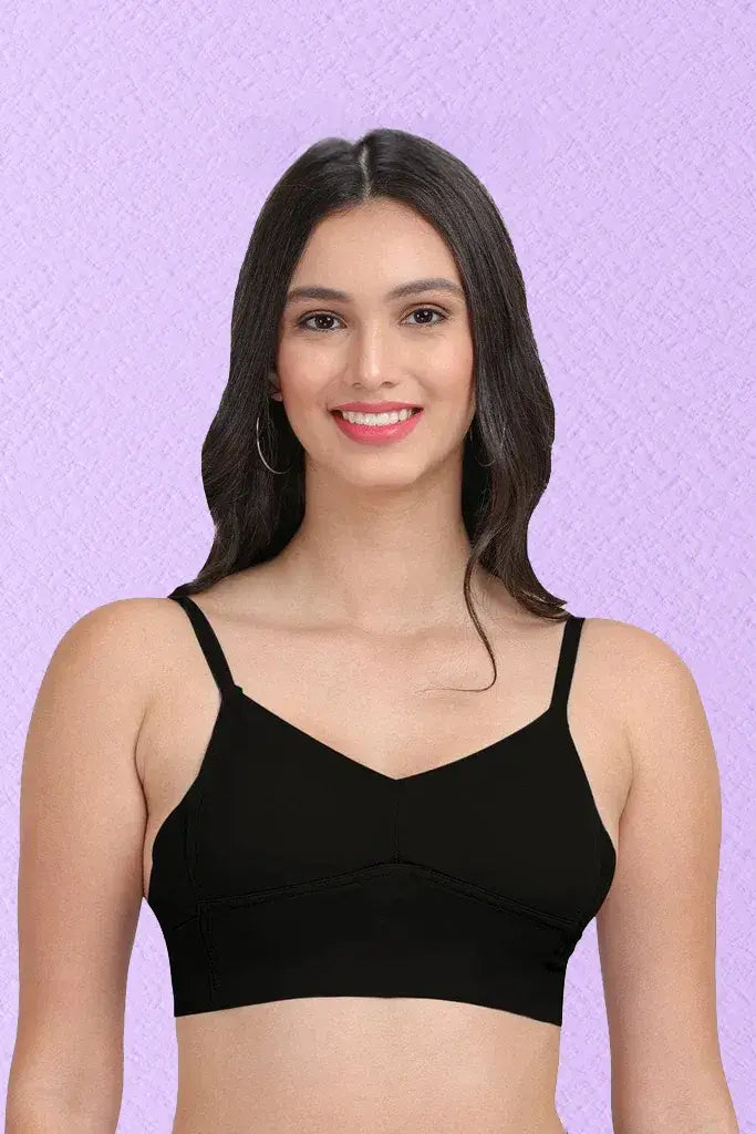 Amour Secrt Women's Lightly Padded 3/4th coverage Sports Bra S7107