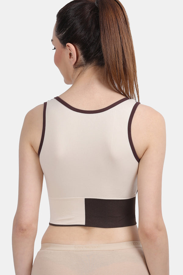 Amour Secrt Women's Seamless Lightly Padded Full Coverage Broad Waist Super Soft Nylon Lycra Sports Bra With Wicking Technology S975