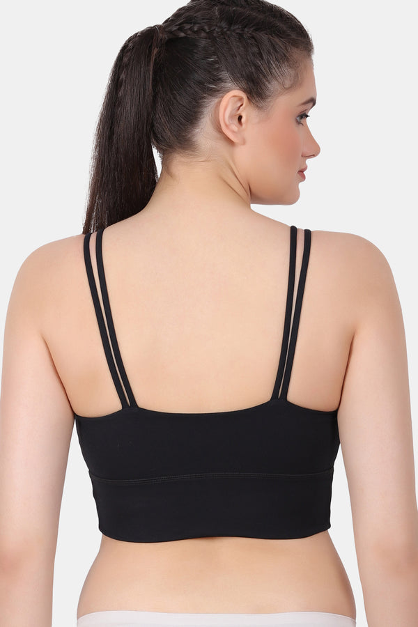 A super impact padded yoga/gym active bra with extremely stretchable polyamide fabric, which gives you terrific support SB2061