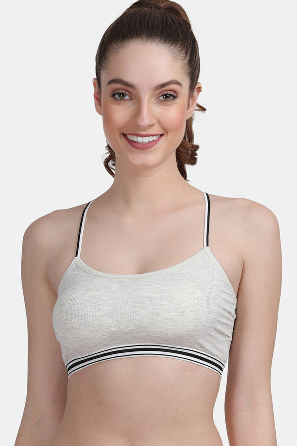 Amour Secrt Women's seamless Lightly Padded Extra Smooth Cotton Lycra Lined Fabric Medium Impact Teenager Everyday Bra SKO9