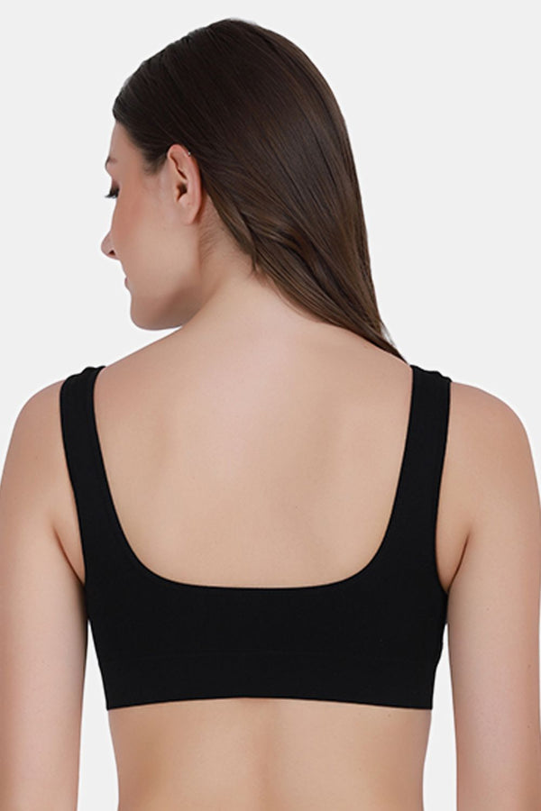 Amour Secrt Women's Seamless Lightly Padded Extra Smooth Nylon Spandex Fabric Solid Color Broad Strap For Extra Grip Full Coverage Everyday / Teenager Bra SP8244