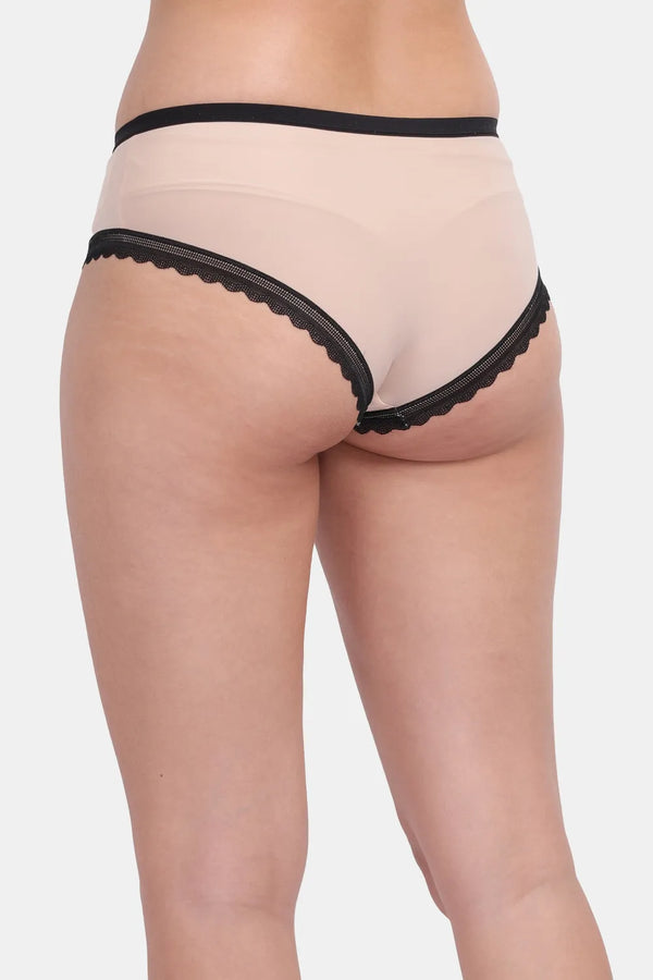 Amour Secret Women's Mid Rise Lace Panty P9055