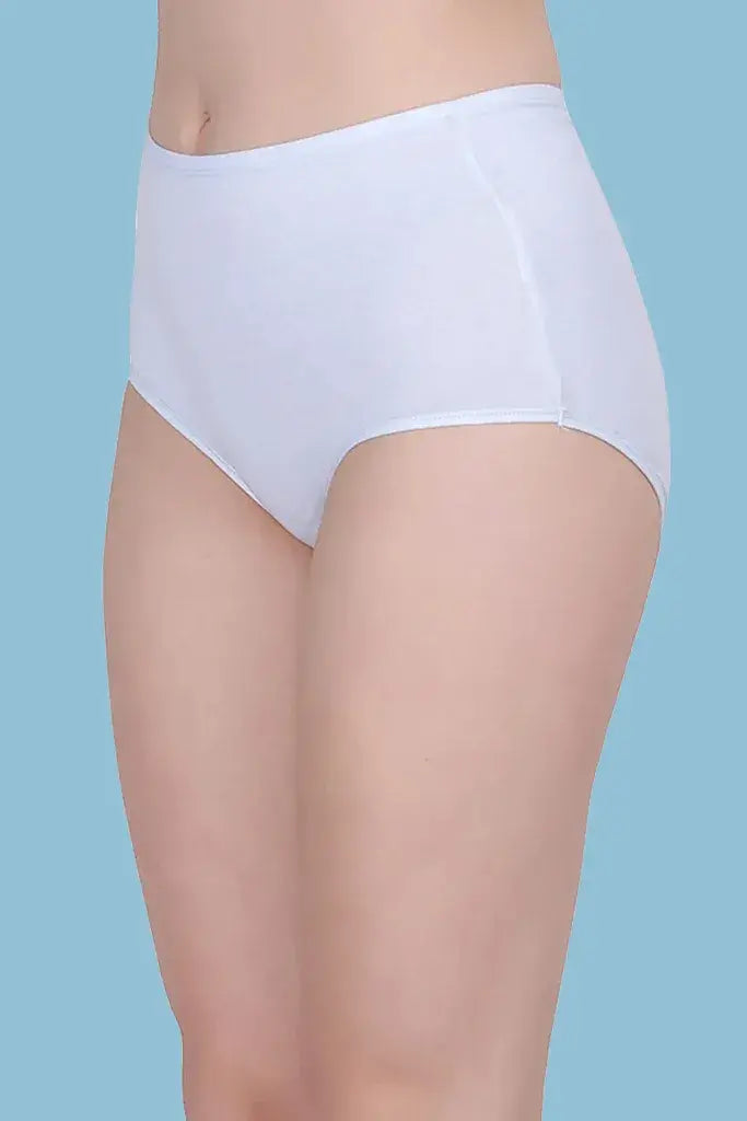 Amour Secrt Women's Cotton Lycra Fabric Solid Color Mid Rise Hipster Panty (P9106)