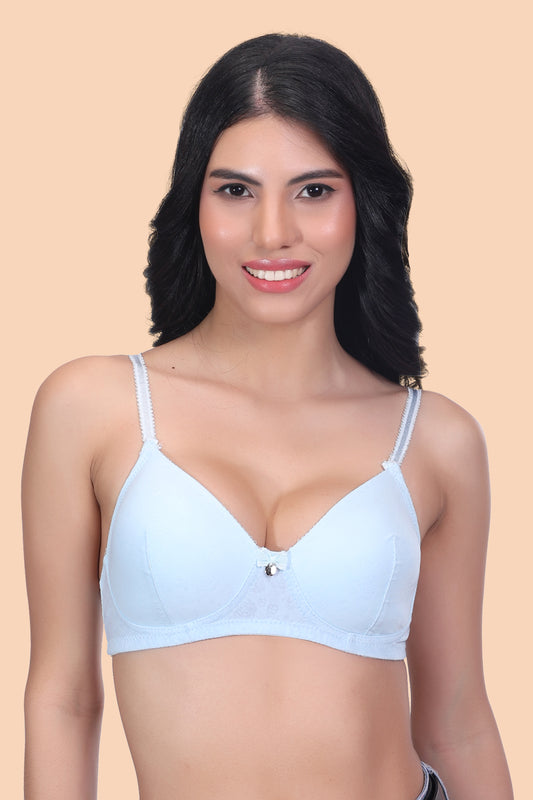 Women's Lightly Padded Floral Print Everyday Bra PD028
