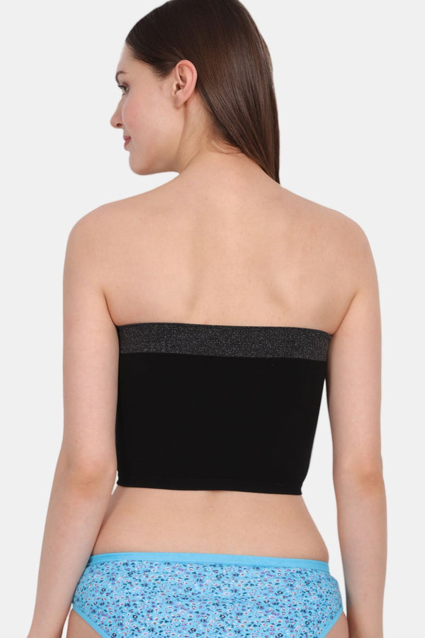 Amour Secrt Women's seamless  Non-Padded extra soft nylon spnadex fabric with designer waist Tube/Bandeau Bra TB054