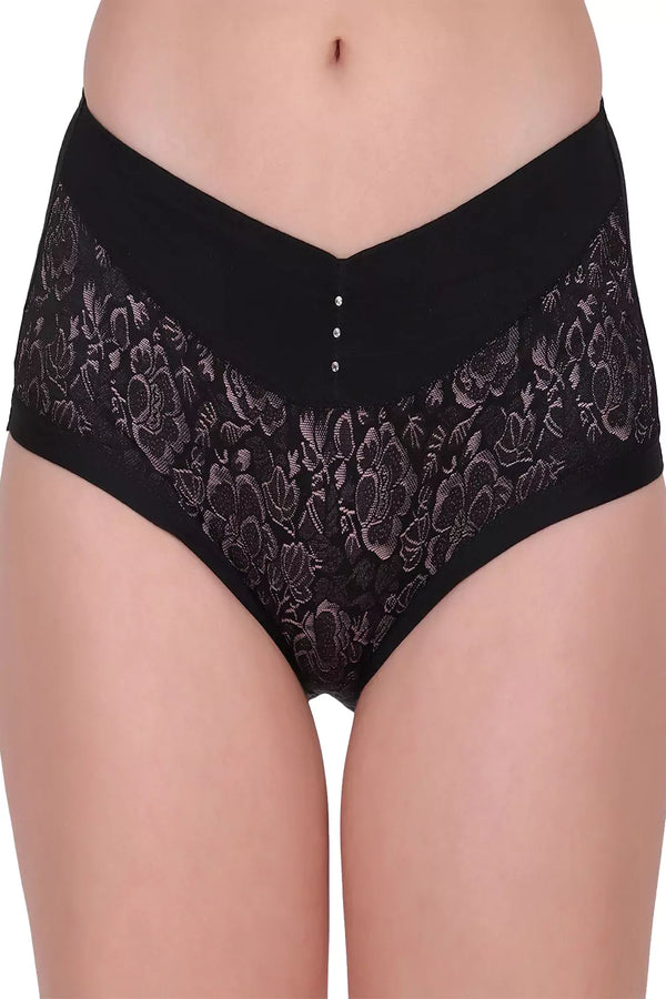 Women's Hipster Floral Self Design Panty P_8042