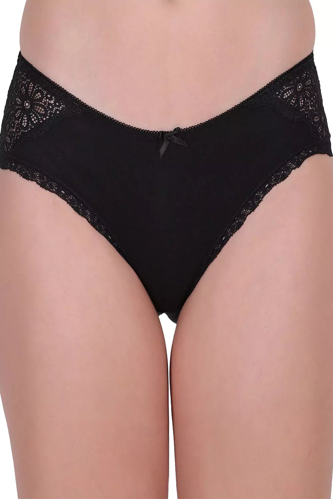 Women's Hipster Self Design Panty P_8226