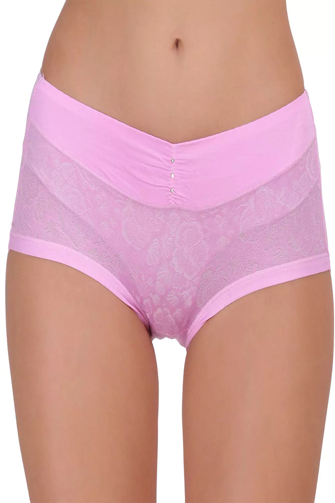 Women's Hipster Floral Self Design Panty P_8042