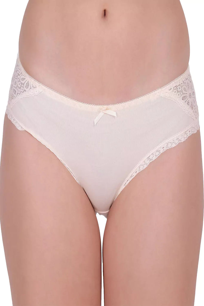 Women's Hipster Self Design Panty P_8226