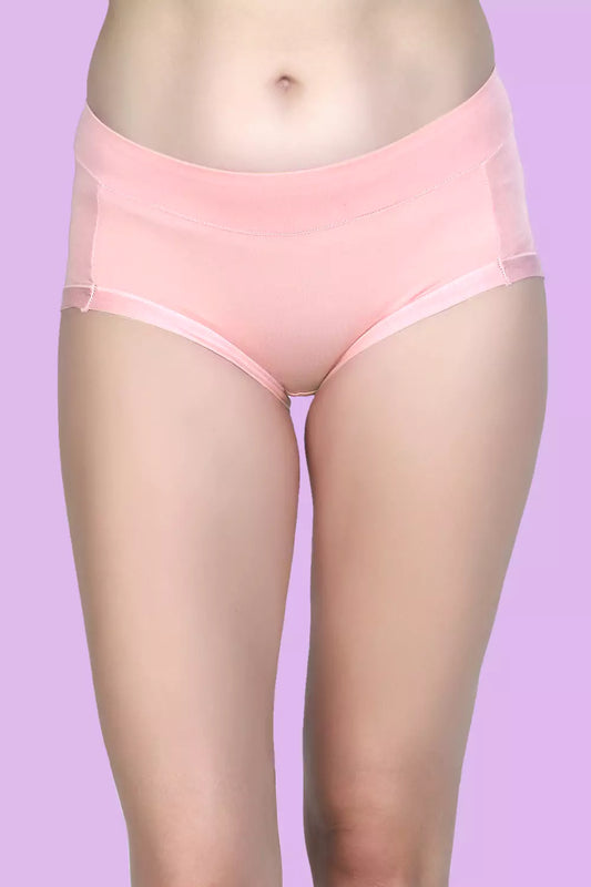 Women's Hipster Mid Rise Solid Panty P2050
